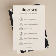 Elegante Vette Bloemen Trouwroute Tijdlijn