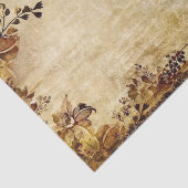 Elegante Victoriaans bloemen en achtergrond Tissuepapier (Detail)