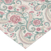 Elegante Victoriaans Bloemen Tafelloper Vintage (Hoek)