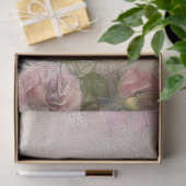 Elegante Victoriaans Era Lady Lavendel Rozen & Kan Tissuepapier (Geschenk)