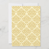 Elegante, Victoriaans huwelijksuitnodigingen Kaart (Achterkant)