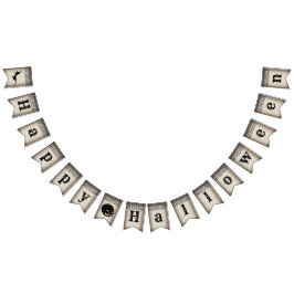 Elegante Victoriaans kant Halloween Bunting Banner