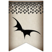 Elegante Victoriaans kant Halloween Bunting Banner (Eerste vlag)