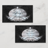 Elegante Victoriaans Mode visitekaartsjabloon Visitekaartje (Voorkant / Achterkant)