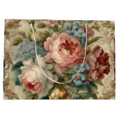 Elegante Victoriaans Rozen, Tuinbloemen Groot Cadeauzakje (Achterkant)