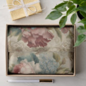 Elegante Victoriaans Rozen, Tuinbloemen Tissuepapier (Geschenk)