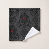 Elegante, , Victoriaans Steampunk Damask Print Bad Handdoek (Wasdoekje)