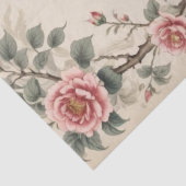 Elegante Victoriaans Vintage Boho Peacock Tissuepapier (Detail)