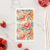 Elegante Victoriaanse bloemige bruiloft  Servet (Insitu)