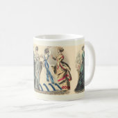 Elegante victoriaanse dames koffiemok (Voorkant rechts)