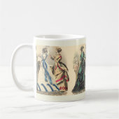 Elegante victoriaanse dames koffiemok (Links)