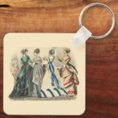 Elegante victoriaanse dames sleutelhanger (Achterkant)