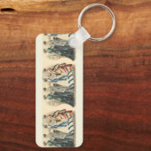 Elegante victoriaanse dames sleutelhanger (Achterkant)