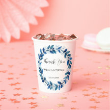 Elegante Victoriaanse Navy Blauwe Lelie Bloemige B