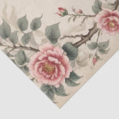 Elegante Victoriaanse Vintage Boho Pauw Tissuepapier (Detail)