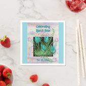 Elegante viering gepersonaliseerde papieren servet (Insitu)