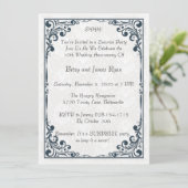 Elegante viering van 10-jarig jubileum kaart (Staand voorkant)