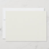 Elegante viering van 25-jarig jubileum kaart (Achterkant)