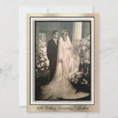 Elegante viering van 60-jarig jubileum kaart (Voorkant)