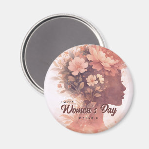 Elegante viering van de internationale vrouwendag magneet
