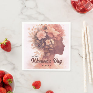 Elegante viering van de internationale vrouwendag  servet
