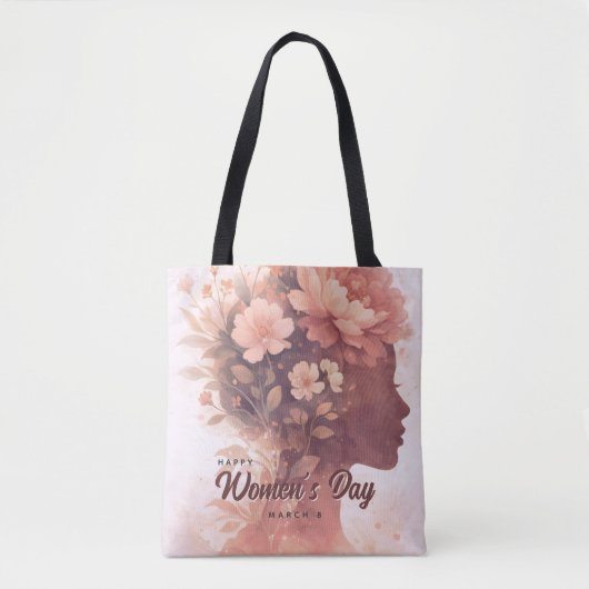Elegante viering van de internationale vrouwendag tote bag (Voorkant)