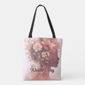Elegante viering van de internationale vrouwendag tote bag (Achterkant)