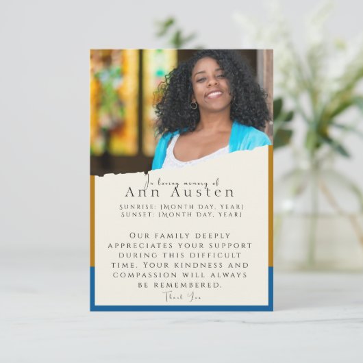 Elegante viering van het leven Kaart (Staand voorkant)