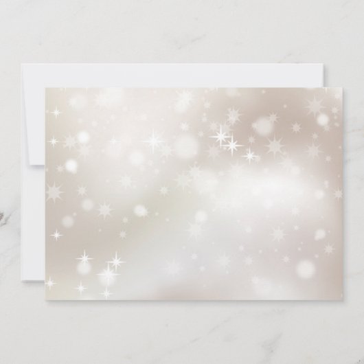 Elegante viering van het leven met fotobegrafenis kaart (Achterkant)