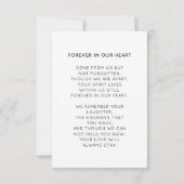 Elegante viering van het leven script foto begrafe (Achterkant)