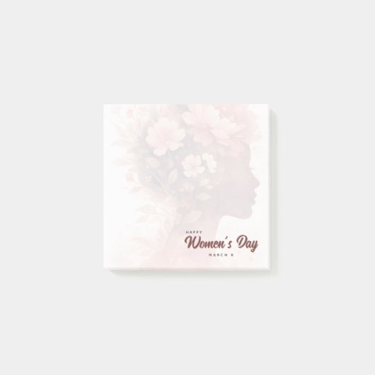 Elegante viering van Internationale Vrouwendag blo Post-it® Notes (Voorkant)