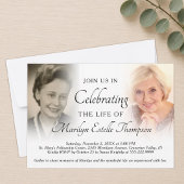 Elegante viering van levensfoto's kaart