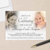 Elegante viering van levensfoto's kaart
