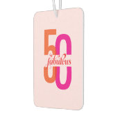 Elegante Vijftig & Fabulous 50ste Verjaardag Luchtverfrisser (Links)