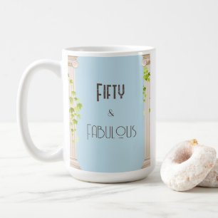 Elegante Vijftig Fabulous Verjaardag Grieks Thema  Koffiemok