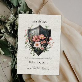 Elegante Viking-huwelijk save the date