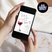 Elegante Vino voor geloften en feestweekend Kaart