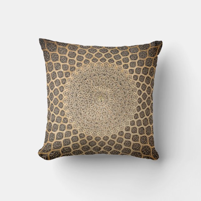 Elegante Vintage Arabesk Kussen (Voorkant)