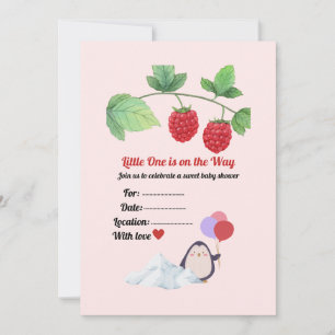 Elegante Vintage Baby Shower Uitnodigingskaart – M Kaart
