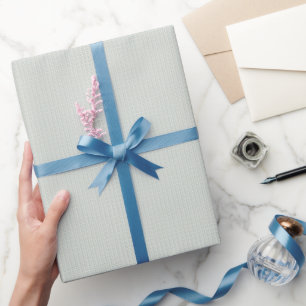 Elegante vintage blauwe klokjes en gedempte turquo cadeaupapier