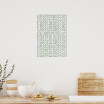 Elegante vintage blauwe klokjes & gedempte turquoi