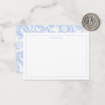 Elegante Vintage Blauwe Venetiaanse Krachtige Bloe