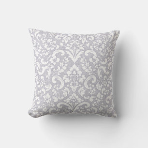 Elegante Vintage Bloem Barok Damast Worp Kussen