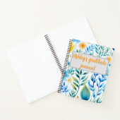 Elegante vintage bloem notebook notitieboek (Binnen)