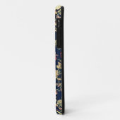Elegante Vintage Bloem Roos iPhone Hoesje (Achterkant/links)
