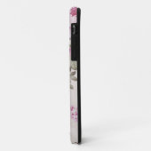 Elegante Vintage Bloem Roos iPhone Hoesje (Achterkant/links)