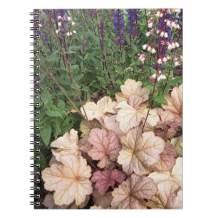 Elegante Vintage Bloem Tuin Spiraal Notebook Jour Notitieboek