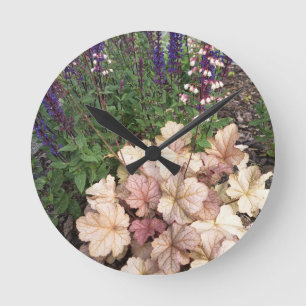 Elegante Vintage Bloem Tuin Wandklok