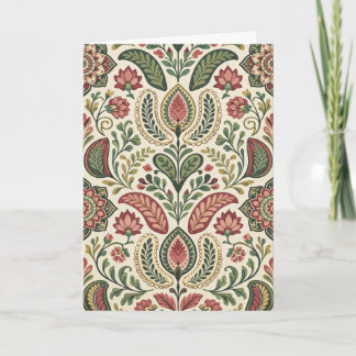 Elegante Vintage Bloemengroetkaart | Kaart