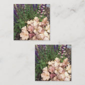 Elegante Vintage Bloementuin Visitekaartje (Voorkant / Achterkant)